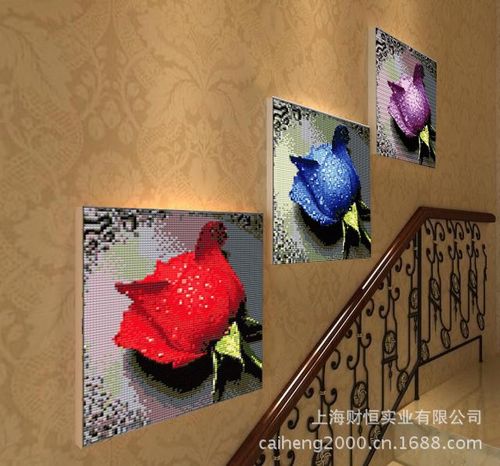 廠家直銷 DIY 5D鉆石畫 滴水玫瑰綻放指尖，開啟手工藝術(shù)新體驗(yàn)